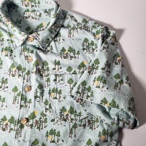Deluth Trading Co Cotton Jersey Knit Bigfoot Susquatch Forest Camping Gorp Shirt